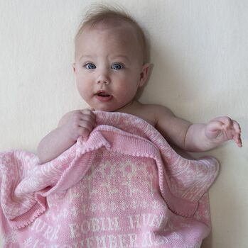 Waveney Cashmere Cotton Baby Blanket, 8 of 8