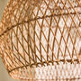 Rattan Teardrop Easy Fit Ceiling Shade, thumbnail 4 of 4