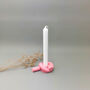 Knot Dinner Candle Holder And Pink Candlestick Holder, thumbnail 11 of 11