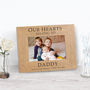 Personalised 'Our Hearts Belong To Daddy' Photo Frame, thumbnail 1 of 2