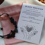 Black Obsidian Crystal Bracelet – Adjustable Cord, thumbnail 2 of 8