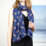 Giraffe Scarf And Sterling Necklace Gift Set, thumbnail 3 of 6