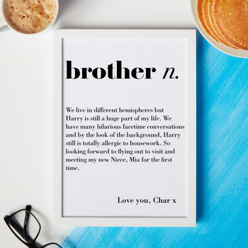 Brother Or 'Sister' Dictionary Print, 2 of 5