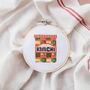 Kimchi Cross Stitch Kit, thumbnail 1 of 4