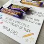 Personalised Exam Results Graduation Chocolate Board, thumbnail 6 of 7