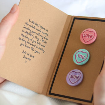 Personalised Gift Badge Card For Mum By The Typecast Gallery ...