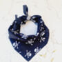 Black Skulls Dog Bandana, thumbnail 1 of 2