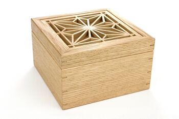 Small Wooden Kumiko Box, 2 of 8