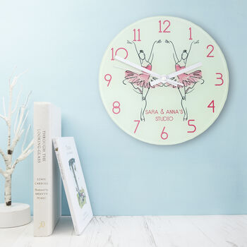 Personalised Ballet Studio Wall Clock, 9 of 10