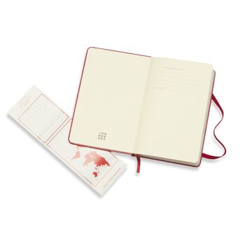 Small Moleskine Classic Notebook Scarlet Red | Emboss Your Initials, 3 of 8