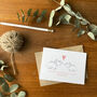 Happy Valentine's Mummy Triceratops Card, thumbnail 1 of 4