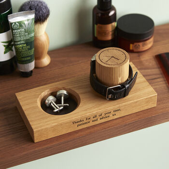 Watch Stand With Bits And Bobs Tray, 4 of 9