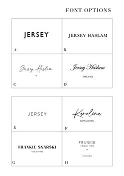Wedding Table Personalised Guests Place Card Real Metallic Foil, 4 of 9
