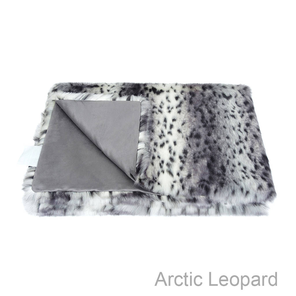 Luxuriously Soft Signature Faux Fur Throw By Helen Moore