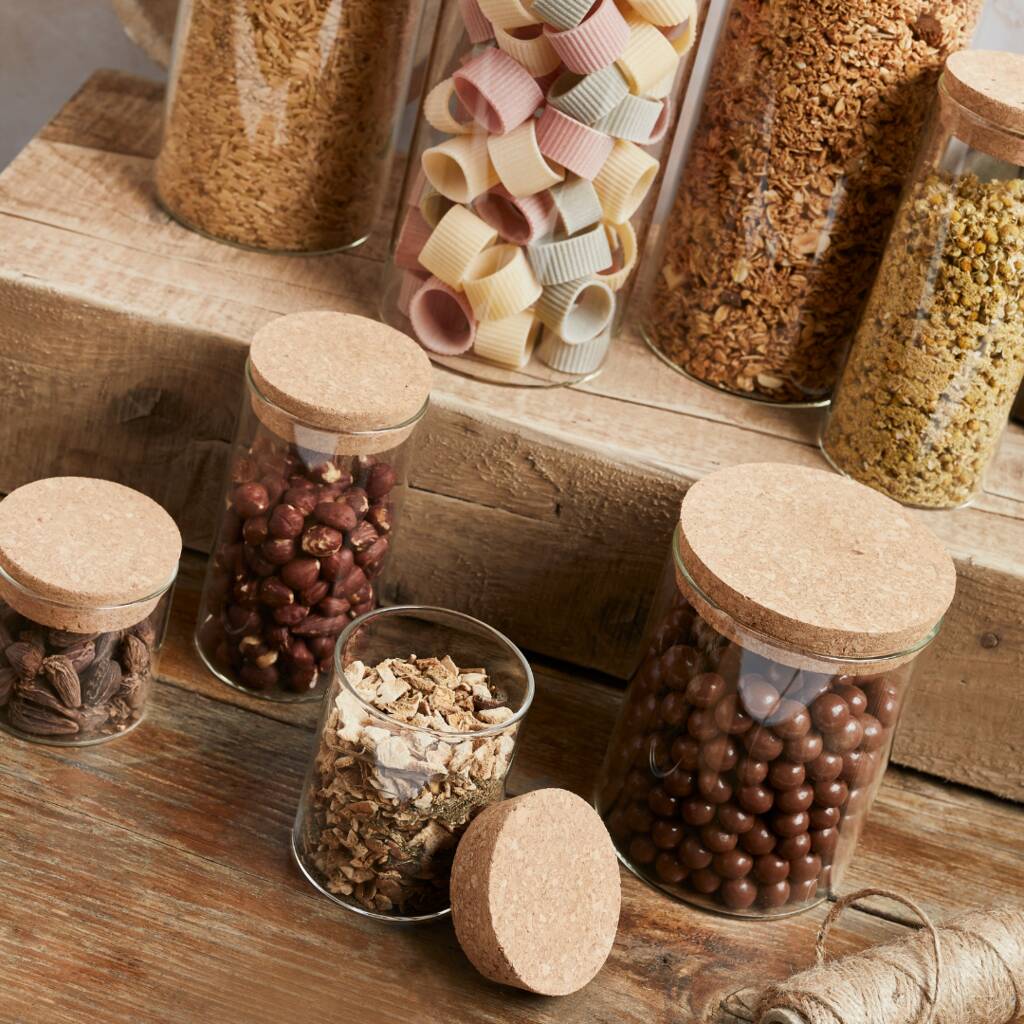 Glass Jar With Cork Lid 2000ml By Tabitha Eve