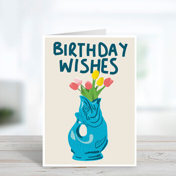 Glug Jug Birthday Wishes Card, 2 of 3