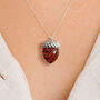 Sterling Silver Baltic Amber Acorn Necklace, thumbnail 2 of 12