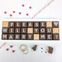 Chocolates With Please Will You Marry Me Message, thumbnail 2 of 5