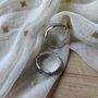 Adjustable Silver Midi Band Dainty Zehen Toe Ring Set, thumbnail 3 of 5