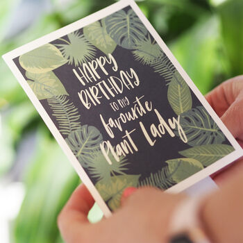 Happy Birthday Plant Lady Card, 2 of 2