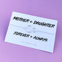 Mother And Daughter Linked Rings Silver Bracelet, thumbnail 7 of 7