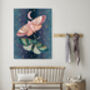 Botanical Moth Moonlight Art Print, thumbnail 3 of 4