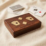 Personalised Double Playing Card Box With Dice, thumbnail 3 of 5