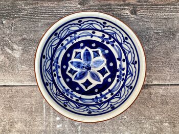 Blue And White Patterned Small Bowl, 11.5cm, 2 of 3