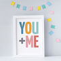 'You + Me' Print, thumbnail 1 of 4
