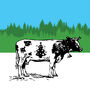 'Mooey Christmas' Farmers Countryside Funny Xmas Card, thumbnail 2 of 2