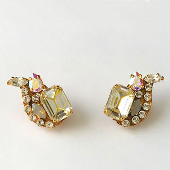 Swarovski Crystal Cluster Earrings, 2 of 3