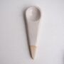 Handmade Small Pottery Salt Spice Scoop Spoon, thumbnail 6 of 8