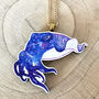 Cuttlefish Wooden Necklace, thumbnail 4 of 5