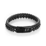 Personalised Men’s Black Rune Duo Bracelet, thumbnail 11 of 12