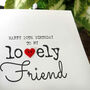 Personalised 20th Birthday Card For Special Friend, Handmade Card, thumbnail 2 of 4