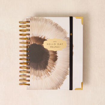 Original 2026 Daily Planner Diary: Petunia, 4 of 12