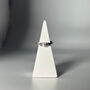 Sapphire And Cubic Zirconia Ring, thumbnail 2 of 3