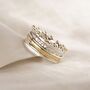 Crown Mixed Metal Spinning Ring, thumbnail 5 of 10