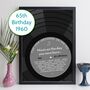 65th Birthday Print Music Day You Were Born Record 1959 1960, thumbnail 1 of 12