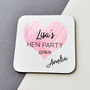 Personalised Hen Party Coasters, thumbnail 2 of 2