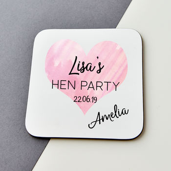 Personalised Hen Party Coasters, 2 of 2