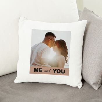 Personalised Couple’s Photo Cushion Cover, 2 of 5