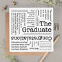 Congratulations Graduate, Graduation Card, thumbnail 1 of 5