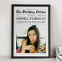 Personalised Newspaper Print, Custom Poster, thumbnail 2 of 6