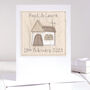 Personalised Church Wedding Or Anniversary Card, thumbnail 1 of 12