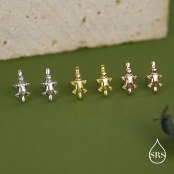 Sterling Silver Platypus Stud Earrings, 5 of 12