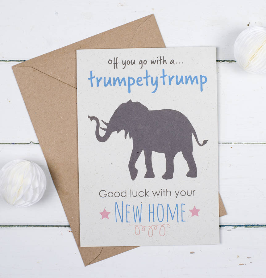funny new home card by talk of the town parties