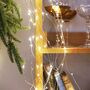 Plug In Silver Wire Waterfall String Lights, thumbnail 5 of 6