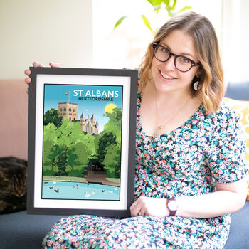 St Albans Cathedral, Hertfordshire Print, 3 of 6