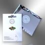 Art Nouveau Style Small Moth Butterfly Enamel Pin, thumbnail 6 of 9